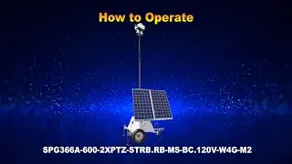 How to Operate the Solar Security Camera Light Tower