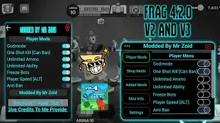 Frag 4.2.0 Mod Menu | v2 and v3 | Mr Zoid