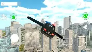 Flying Police Car Simulator - Sky Police Patrol - Android Gameplay FHD