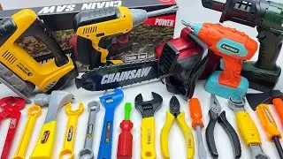 12-Minute Unboxing: A collection of professional power tools, from drills to chainsaws | toy review