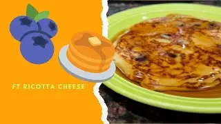 Fluffy blueberry 🫐 pancakes (ASMR) try something new ep2