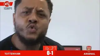 ARSENAL FAN TV MELTDOWN (Spurs 2-1 Arsenal)