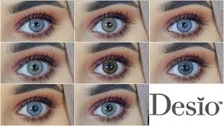 Desio contact lenses | كل اللي محتاجة تعرفيه عن العدسات و مجموعة عدساتي من انواع مختلفة