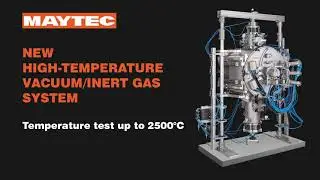 High-temperature vacuum/inert gas system - Temperature test up to 2500&deg;C