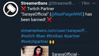 PAIGE (WWE) SARAYAOFFICIAL TWITCH CHANNEL HAS BEEN SUSPENDED BECAUSE OF HER WEIRD CREEPY FOLLOWING!