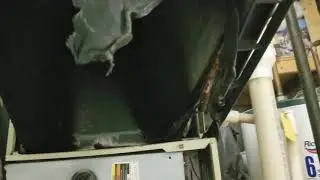 Furnace filled house with smoke!