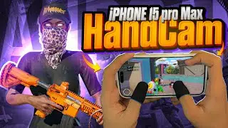 iPhone 15 Pro Max HANDCAM😍5 Finger Claw🔥zodCASTRO | PUBG Mobile