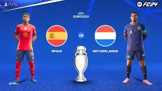 Spain vs Netherlands - UEFA Euro 2024 Group Stage | Full Highlights (EA FC 24)