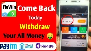 Good News for Fiewin User | Fiewin not opening problem solve, Fiewin app new update,Fiewin login Fix