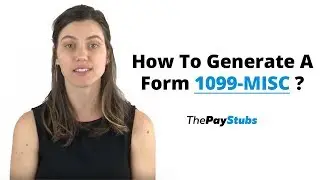 How To Generate A Form 1099-MISC ?