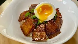 Быстро и легко Чашу из свинины с рисом (Чашу Дон)