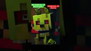 SPRINGTRAP IN MINECRAFT - Full video bellow | #minecraftanimation #memes #minecraft #fnaf #animation