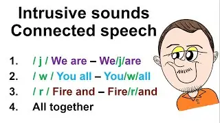 Полный курс вторжения /j/ /r/ /w/ полная практика