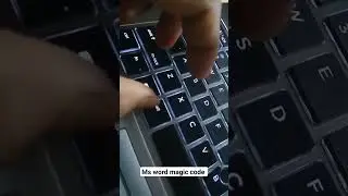 MS word magic code Part-3 | shortcut code for scissors ✂️ in ms word| 