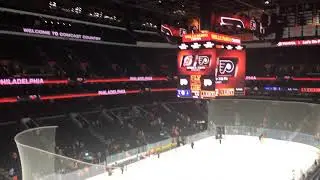 Philadelphia Flyers new Scoreboard and Ice Debut