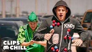 INTENSA Persecución de Jonah Hill y Channing Tatum camino al Teatro | Comando Especial