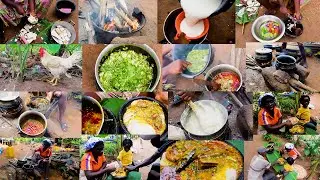 Unbelievable Fufu with Okra Soup African Village Life