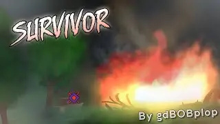 Survivor by gdBOBplop {With coin} | Platform mode | Geometry dash 2.2