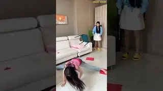 Feet stuck to the glue 😨😜😊😇🤪 #viralpranks #prank #viralvideo #engagingshorts #viral #prankvideo