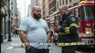 Ein übergewichtiger schwuler Mann hat mich angelogen… Er behauptete, Feuerwehrmann zu sein.
