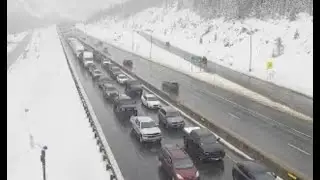 April snow clogs I-70 traffic and sparks in-bounds avalanche at Breck... on Krystal 93