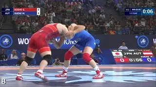 1/2 WW - 69 kg: S. DOSHO (JPN) df. M. KUENZ (AUT) by VPO, 6-0