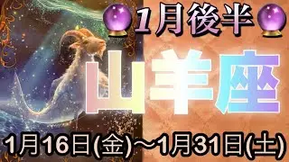 山羊座♑️さん⭐️1月後半の運勢🔮望んだ結果を手にする時‼️人間関係や恋愛も良好です🌈🌈
