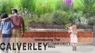 The Calverley Community Wall by Gordon Young for Calverley Adventure Grounds