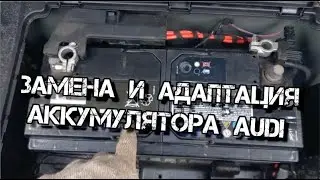 Замена и Адаптация Аккумулятора Audi ODIS Service