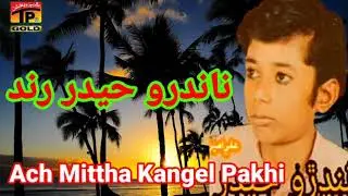 Nandro Haider Rind Sindhi Songe Ach Mittha Kangel Pakhi New Album 2021 Golden TP Studio