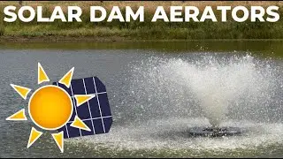 Solar Dam Aerators - Airolator Carnival 3hp Hybrid Aerating Fountain