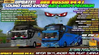 UPDATE BUSSID V4.4.1 !! OBB BUSSID V4.4.1 TERBARU SOUND HINO RM280 ABS EURO4 GRAFIK ETS2 HD 4K