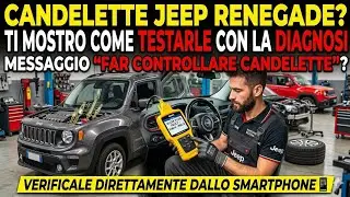 Candelette Jeep Renegade test con diagnosi far controllare candelette Alfaobd