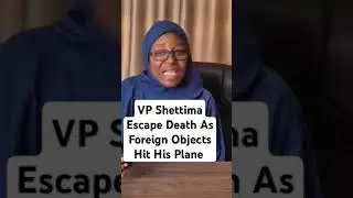 VP Shettima Escape Death As Foreign Objects Hit His Plane, #planecrash #nigeriaviralvideos #shettima
