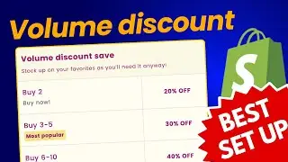 How to Set Up Shopify Volume Discount & App to Try For Free (step-by-step guide)