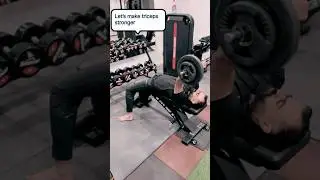 🔥 &ldquo;Triceps SCREAM on This Close Grip Bench!&rdquo; #triceps #gym #gymmotivation #india