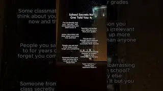 school secrets no one told you 📚