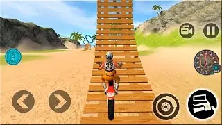 Motocross Beach Bike Stunt Racing Game - Motor Racer Games - Android Gameplay