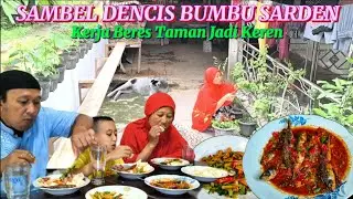 TANAMAN BERSIH & RAPI‼️SAMBEL DENCIS BUMBU SARDEN , TUMIS SAWI  MENEMANI MAKAN SIANG HARI INI. 