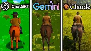 ChatGPT vs Gemini vs Claude Make RDR2 From Scratch