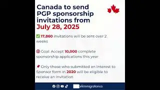Canada to Invite 17,860 PGP Sponsors | PGP & Super Visa Guide #canadaimmigration #immigration