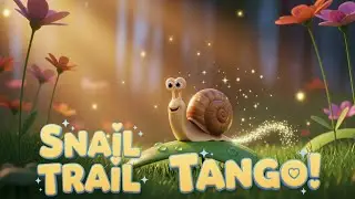 Snail Trail Tango  3D Pixar Kids Song &ndash; Patience, Calm & Slow Dancing Fun! 🐌✨