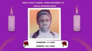 RIP AGNES SARANGE MOSE