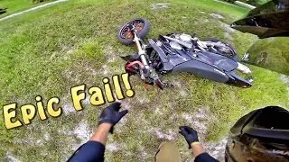 I DROPPED MY SUPERMOTO!