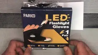 Unboxing & Demo: PARIGO LED Flashlight Gloves Box