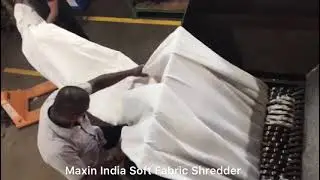 Fabric Shredder, Nonwoven Fabric Crusher, #Nonwovenfabricshredder, #NonwovenFabricShreddingMachine,