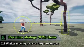 Unreal Engine | Real-time strategy (RTS) Game - #23 Worker moving towards target resources