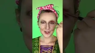 Урок макияжа Винифред Сандерсон 🧙&zwj;♀️ Фокус-покус 2 #макияж #хеллоуин #фокус-покус #дисней
