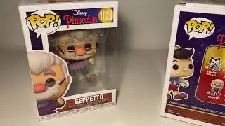 Funko pops Geppetto & Pinocchio OOb review