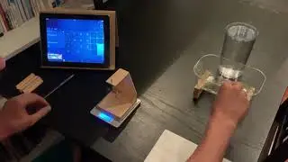 Home made density tester for Oboe cane